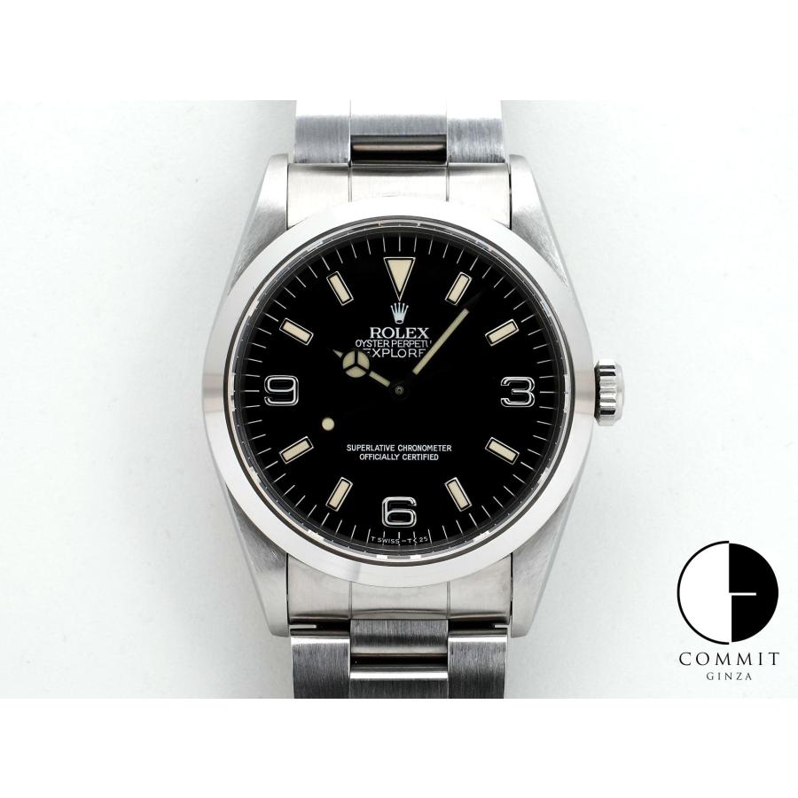 ロレックス エクスプローラーI Ref.14270 ステンレススチール ブラック文字盤 オイスターブレスレット | エクスプローラー（ROLEX）