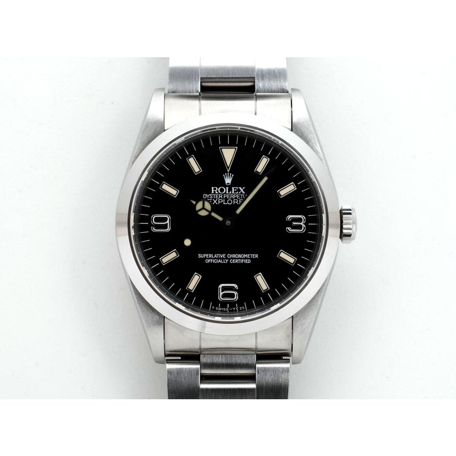 ロレックス エクスプローラーI Ref.14270 ステンレススチール ブラック文字盤 オイスターブレスレット | エクスプローラー（ROLEX） | 01