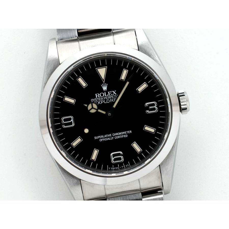 ロレックス エクスプローラーI Ref.14270 ステンレススチール ブラック文字盤 オイスターブレスレット | エクスプローラー（ROLEX） | 02