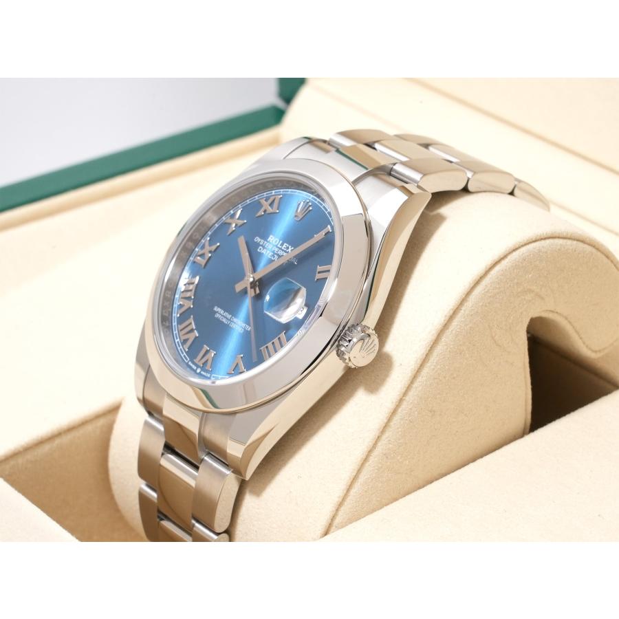 ロレックス デイトジャスト41 Ref.126300 SS アズーロブルー文字盤 オイスターブレスレット | デイトジャスト | 03