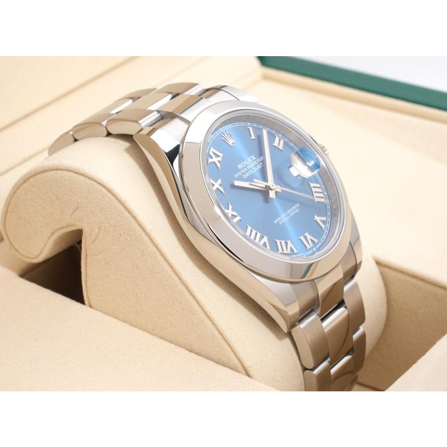 ロレックス デイトジャスト41 Ref.126300 SS アズーロブルー文字盤 オイスターブレスレット | デイトジャスト | 04