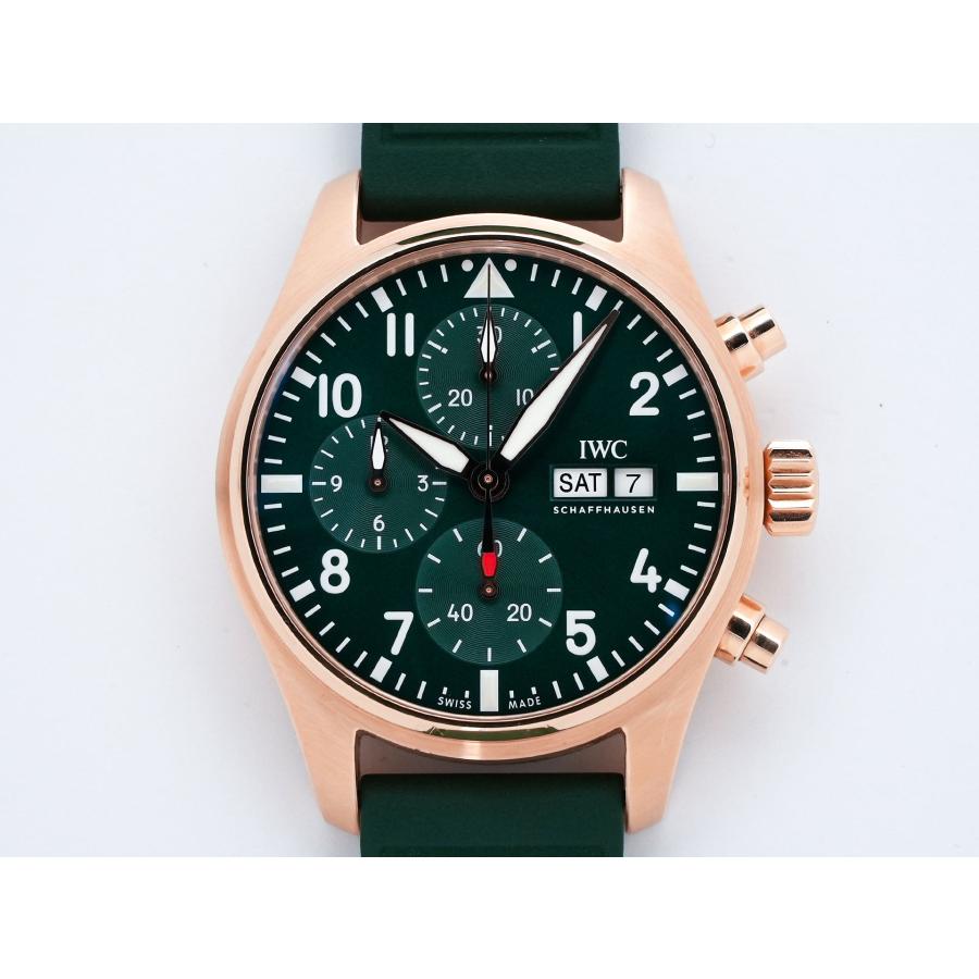 IWC パイロットウォッチ クロノグラフ41 Ref.IW388110 18KREG グリーン文字盤 | IWC SCHAFFHAUSEN | 01