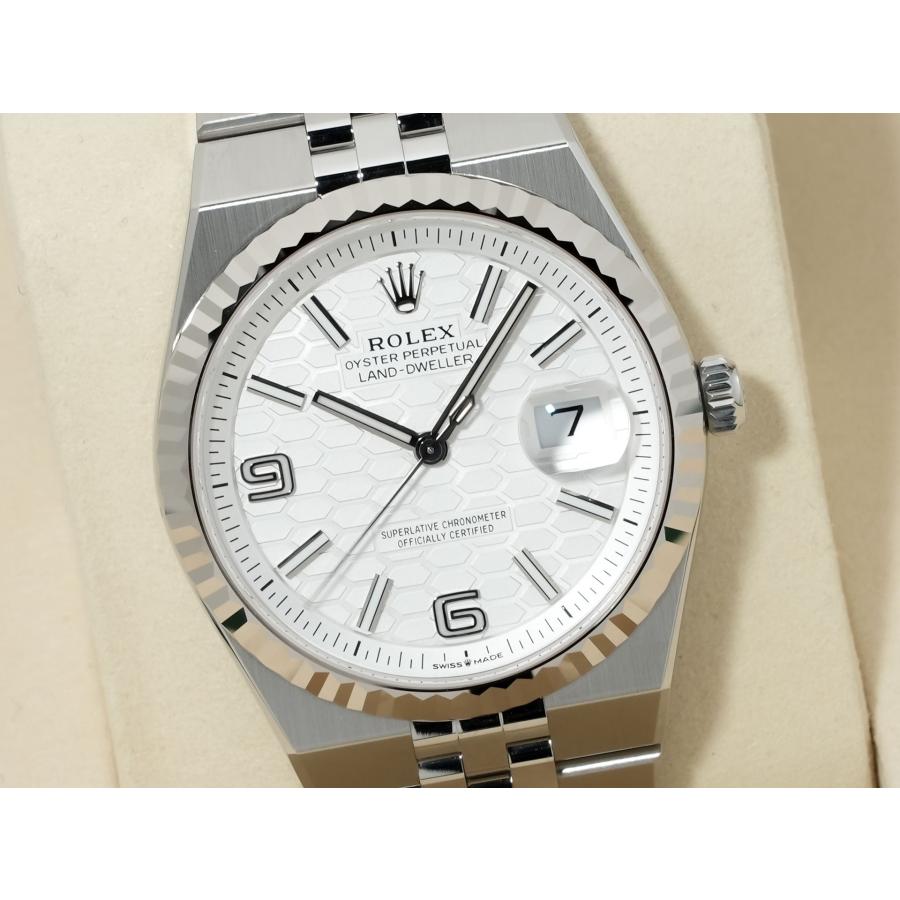 ロレックス ランドドゥエラー Ref.127234 ステンレススチール/ホワイトゴールド ホワイト文字盤 ジュビリーブレスレット | ROLEX | 02