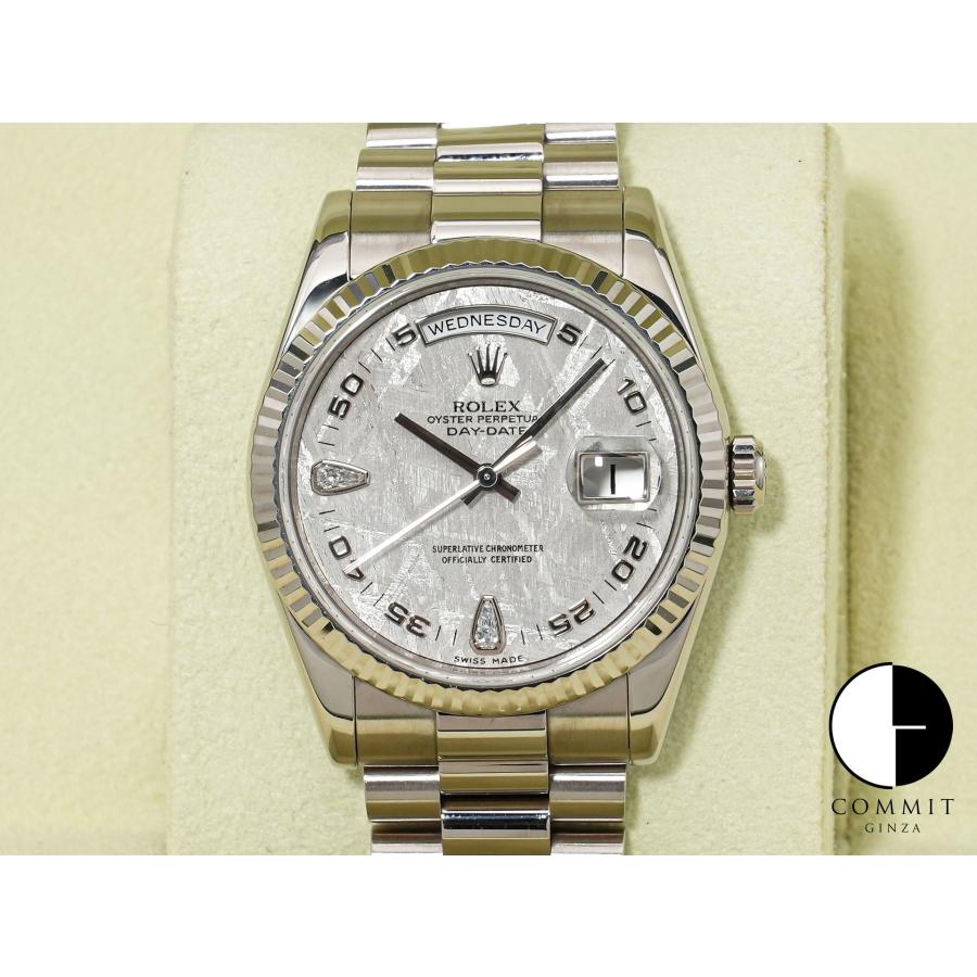 ロレックス デイデイト Ref.118239 2BR ホワイトゴールド メテオライト文字盤 | デイデイト