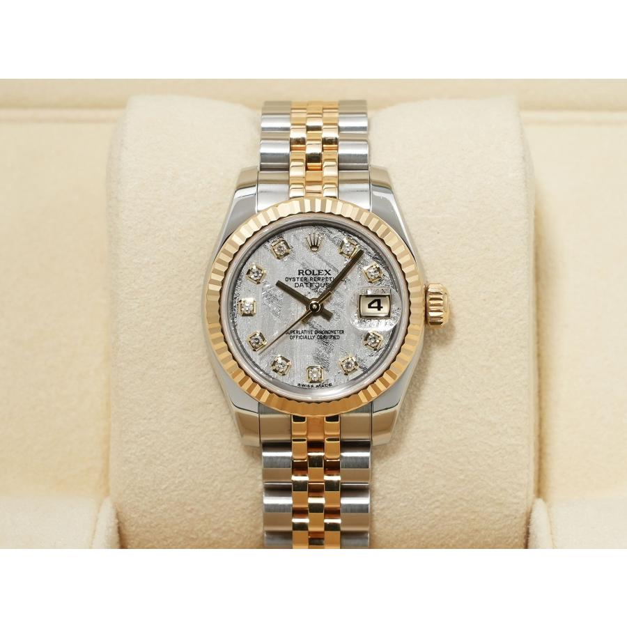 ロレックス デイトジャスト28 Ref.179173G ステンレススチール/イエローゴールド メテオライトx10Pダイヤ文字盤 ジュビリーブレスレット | デイトジャスト | 01