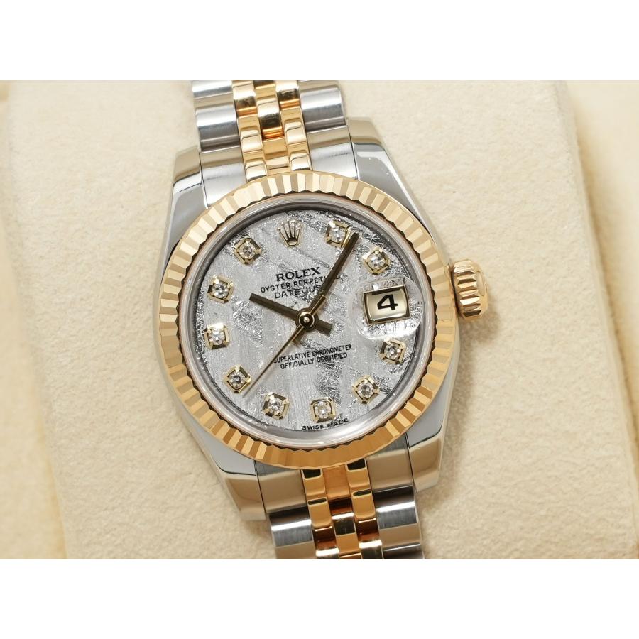 ロレックス デイトジャスト28 Ref.179173G ステンレススチール/イエローゴールド メテオライトx10Pダイヤ文字盤 ジュビリーブレスレット | デイトジャスト | 02