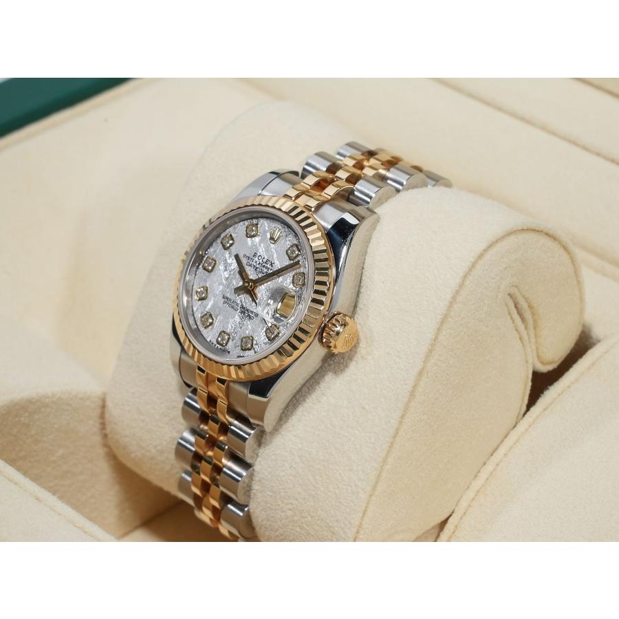 ロレックス デイトジャスト28 Ref.179173G ステンレススチール/イエローゴールド メテオライトx10Pダイヤ文字盤 ジュビリーブレスレット | デイトジャスト | 03