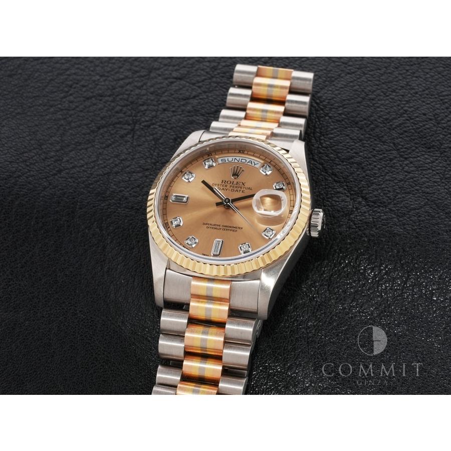 ロレックス デイデイト トリドール Ref.18239A BIC WG/PG/YG シャンパンx10Pダイヤ文字盤 | デイデイト | 10