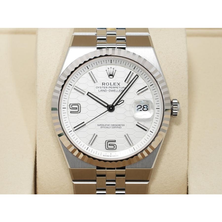 ロレックス ランドドゥエラー Ref.127334 ステンレススチール/ホワイトゴールド ホワイト文字盤 ジュビリーブレスレット | ROLEX | 01