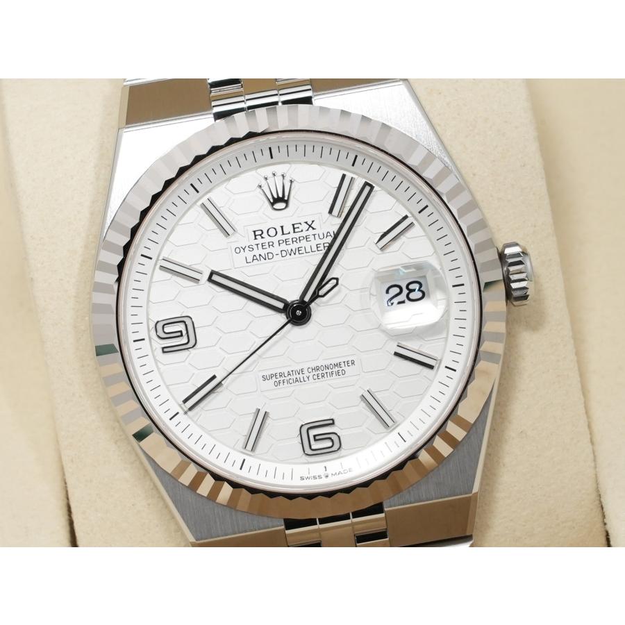 ロレックス ランドドゥエラー Ref.127334 ステンレススチール/ホワイトゴールド ホワイト文字盤 ジュビリーブレスレット | ROLEX | 02