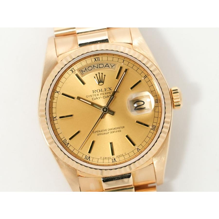 ロレックス デイデイト36 Ref.18038 イエローゴールド シャンパン文字盤 | デイデイト | 02