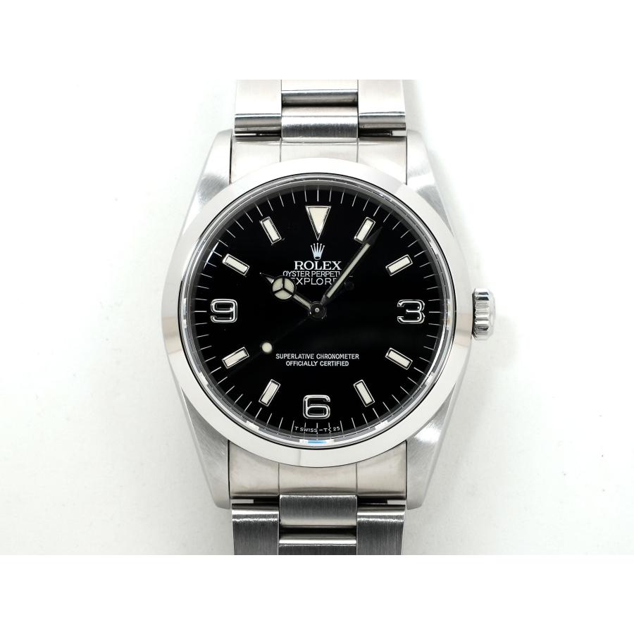 ロレックス エクスプローラーI Ref.14270 ステンレススチール ブラック文字盤 オイスターブレスレット | エクスプローラー（ROLEX） | 01