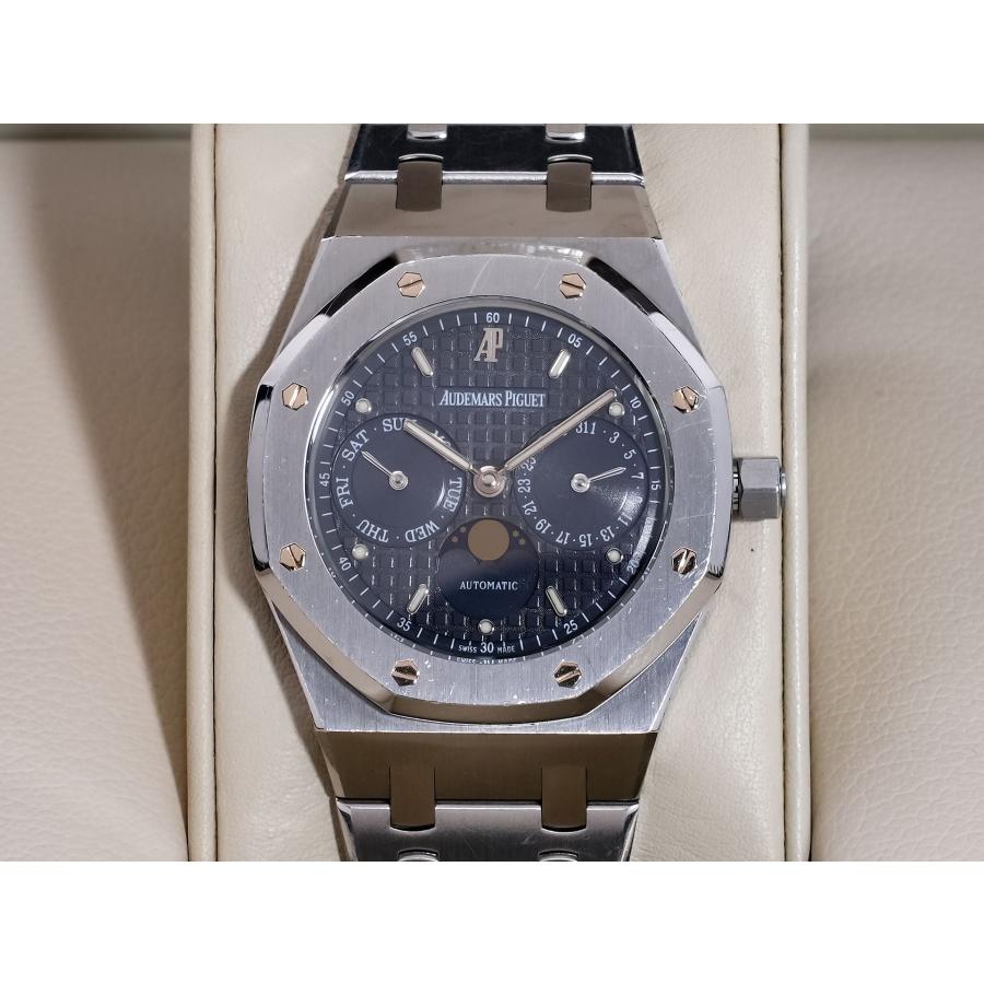 オーデマピゲ ロイヤルオーク デイデイト ムーンフェイズ Ref.25594ST.OO.0789ST.05 SS ブルー文字盤 | ロイヤルオーク | 01