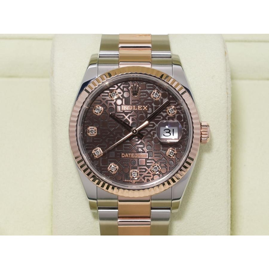 ロレックス デイトジャスト36 Ref.126231 SS/ERG チョコレートxホリコンピューター文字盤 オイスターブレスレット | デイトジャスト | 01