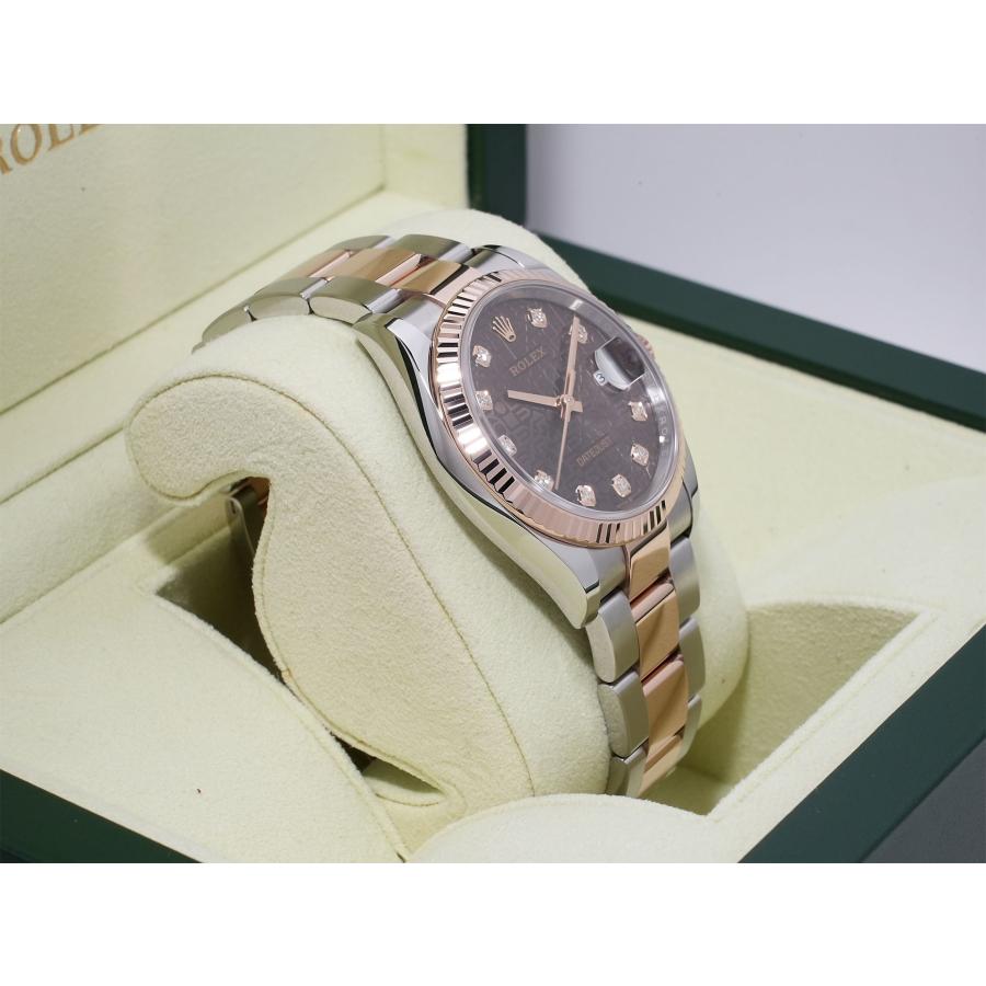ロレックス デイトジャスト36 Ref.126231 SS/ERG チョコレートxホリコンピューター文字盤 オイスターブレスレット | デイトジャスト | 04