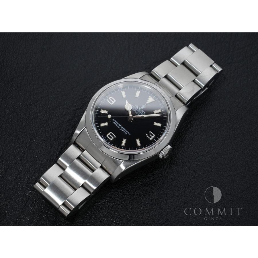 ロレックス エクスプローラーI Ref.14270 ステンレススチール ブラック文字盤 オイスターブレスレット | エクスプローラー（ROLEX） | 10