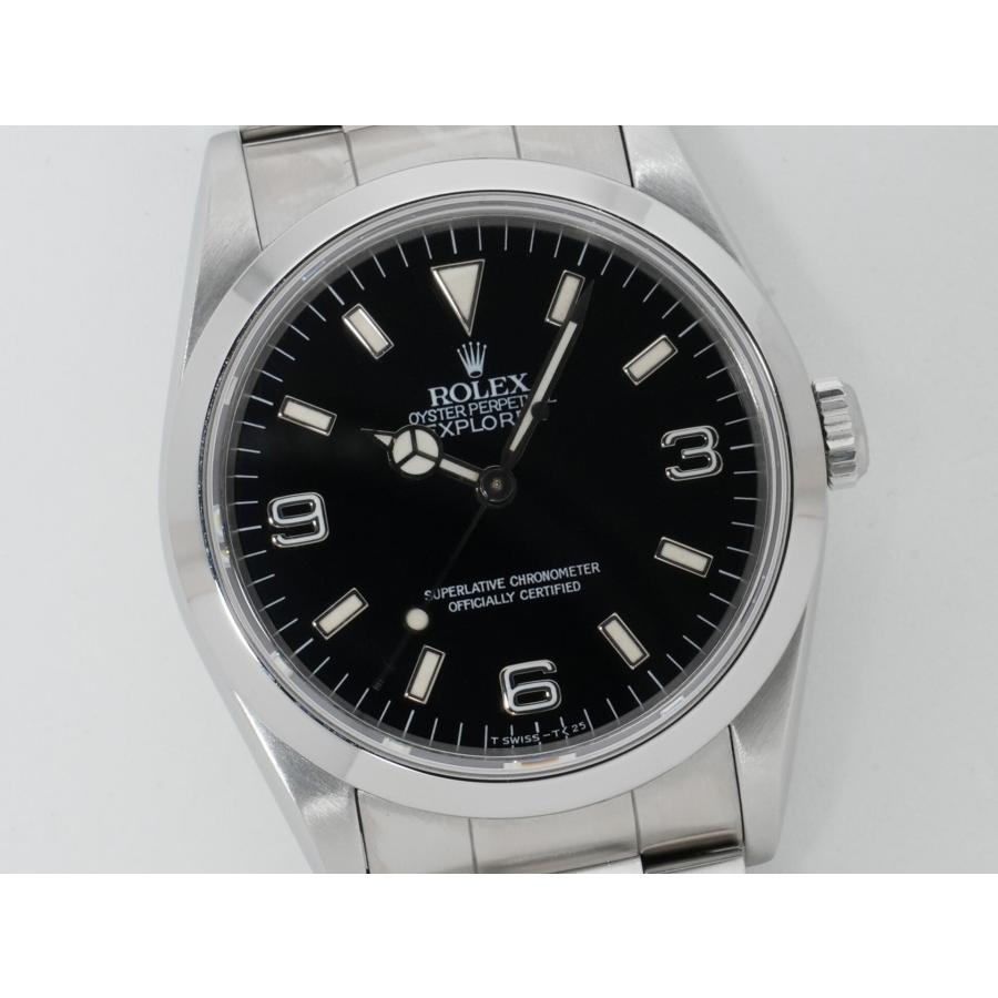 ロレックス エクスプローラーI Ref.14270 ステンレススチール ブラック文字盤 オイスターブレスレット | エクスプローラー（ROLEX） | 02