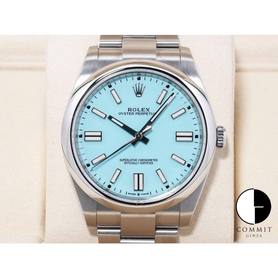 ロレックス オイスターパーペチュアル41 Ref.124300 SS ターコイズ文字盤 | オイスター パーペチュアル