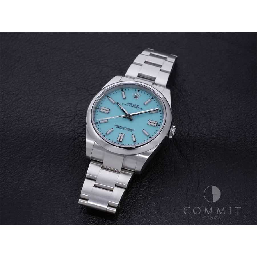 ロレックス オイスターパーペチュアル41 Ref.124300 SS ターコイズ文字盤 | オイスター パーペチュアル | 10