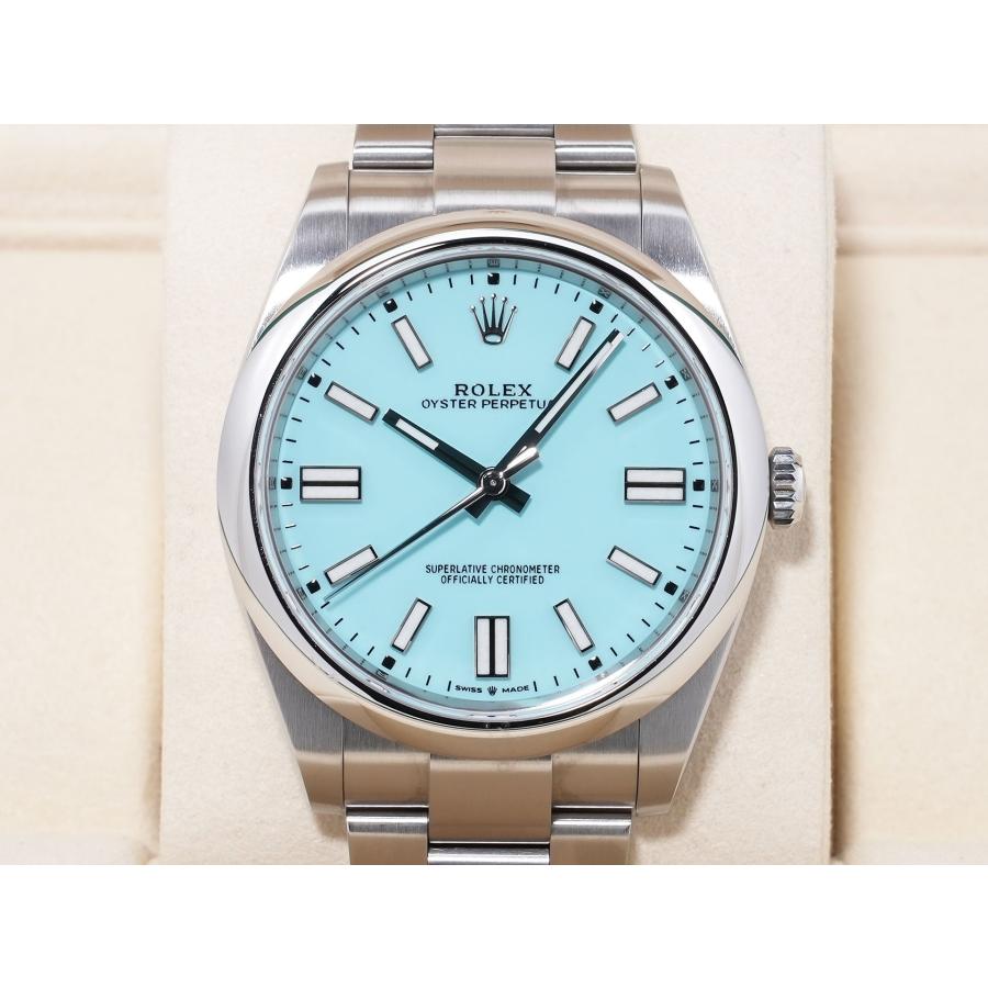 ロレックス オイスターパーペチュアル41 Ref.124300 SS ターコイズ文字盤 | オイスター パーペチュアル | 01