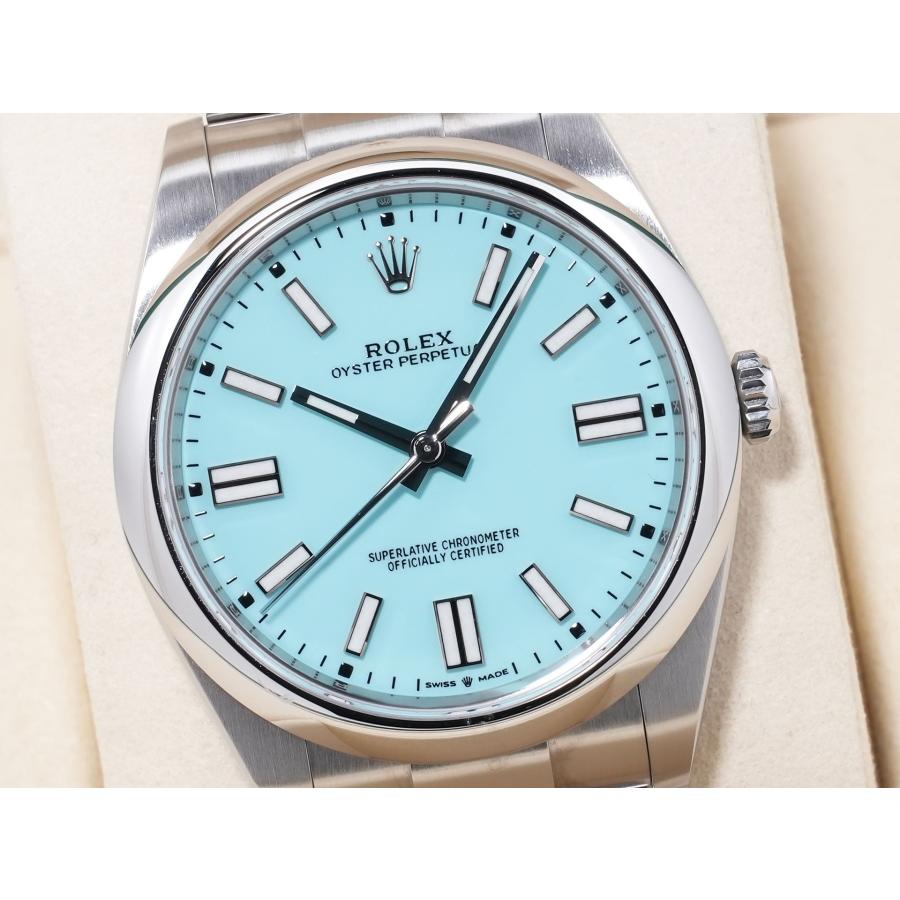 ロレックス オイスターパーペチュアル41 Ref.124300 SS ターコイズ文字盤 | オイスター パーペチュアル | 02