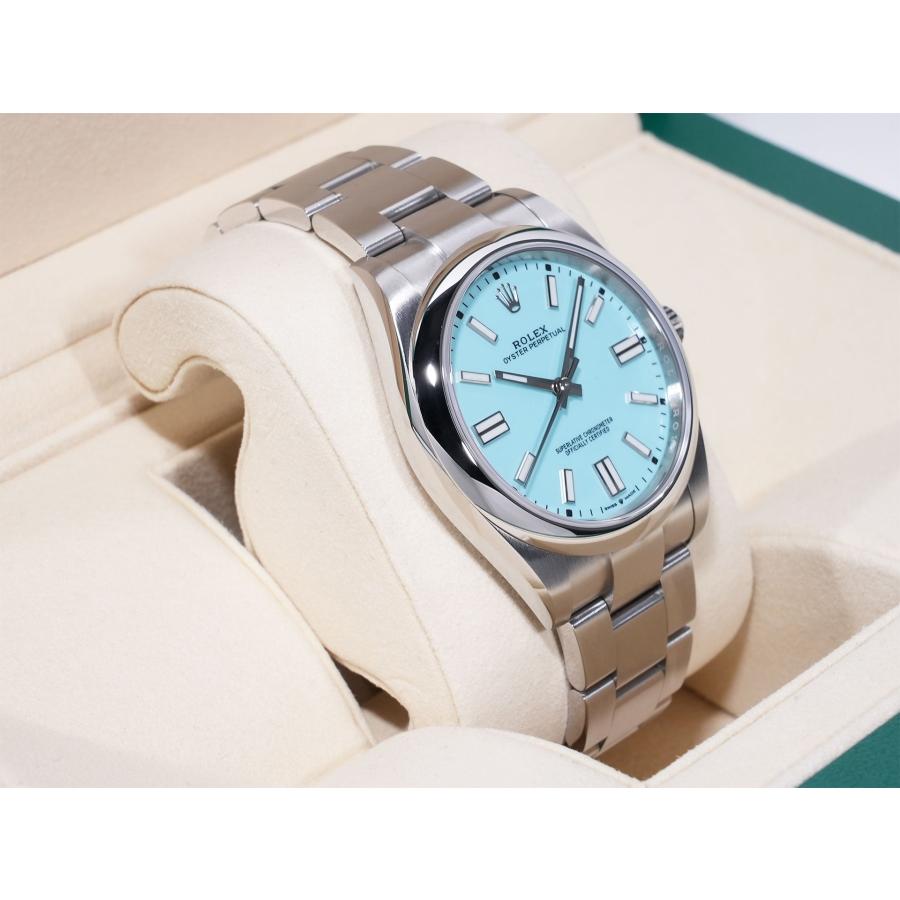 ロレックス オイスターパーペチュアル41 Ref.124300 SS ターコイズ文字盤 | オイスター パーペチュアル | 04