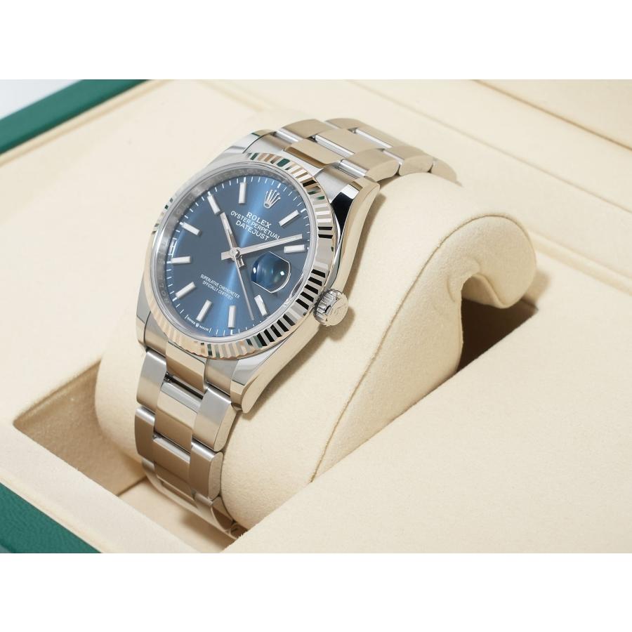 ロレックス デイトジャスト36 Ref.126234 ステンレススチール/ホワイトゴールド ブライトブルー文字盤 オイスターブレスレット | デイトジャスト | 03