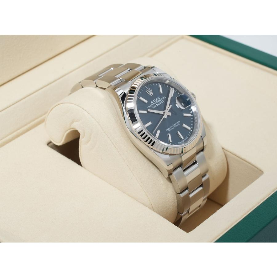 ロレックス デイトジャスト36 Ref.126234 ステンレススチール/ホワイトゴールド ブライトブルー文字盤 オイスターブレスレット | デイトジャスト | 04