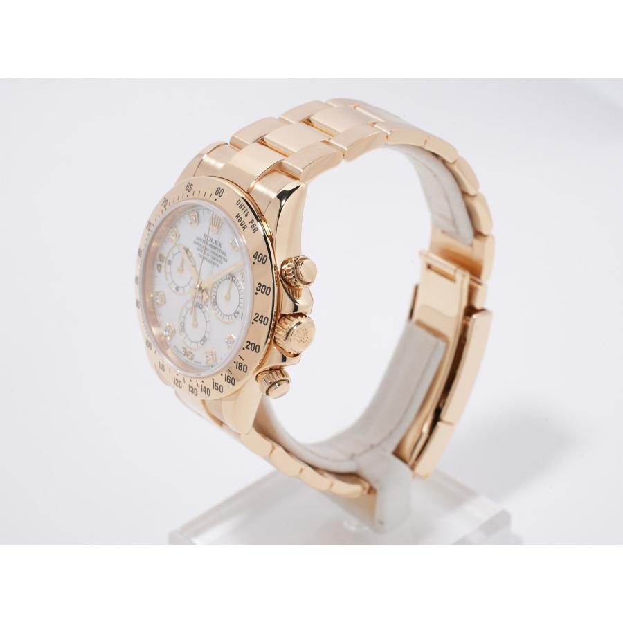 ロレックス デイトナ Ref.116528 イエローゴールド ホワイトシェルx8Pダイヤ文字盤 | コスモグラフ デイトナ | 03