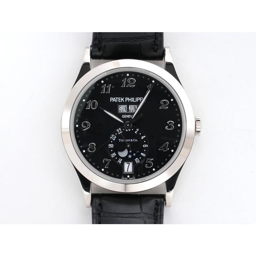 パテックフィリップ アニュアルカレンダー ムーンフェイズ TIFFANY＆CO. Ref.5396G-012 ホワイトゴールド ブラック文字盤 | PATEK PHILIPPE | 01