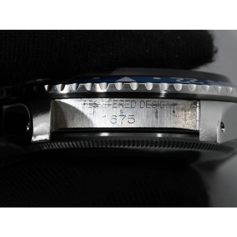 ロレックス GMTマスター Ref.1675 ステンレススチール ブラック文字盤 オイスターブレスレット | GMTマスター | 09