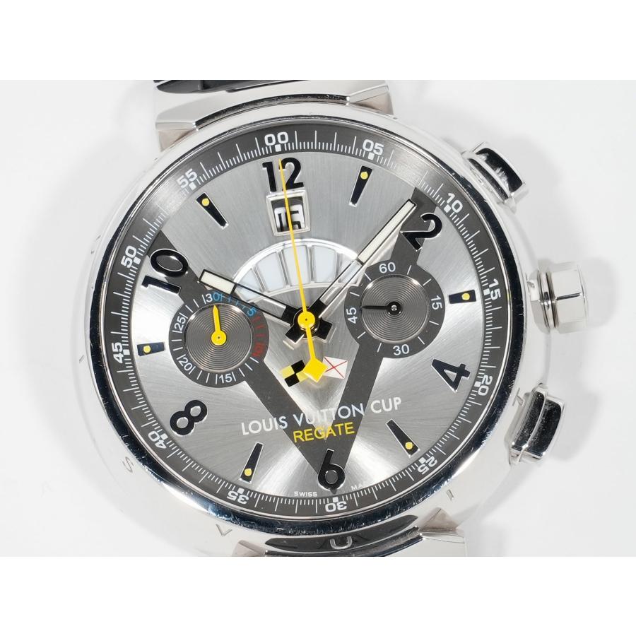ルイヴィトン ルイヴィトンカップ レガッタ フライバック クロノグラフ Ref.Q10271 プラチナ シルバー文字盤 | LOUIS VUITTON | 02