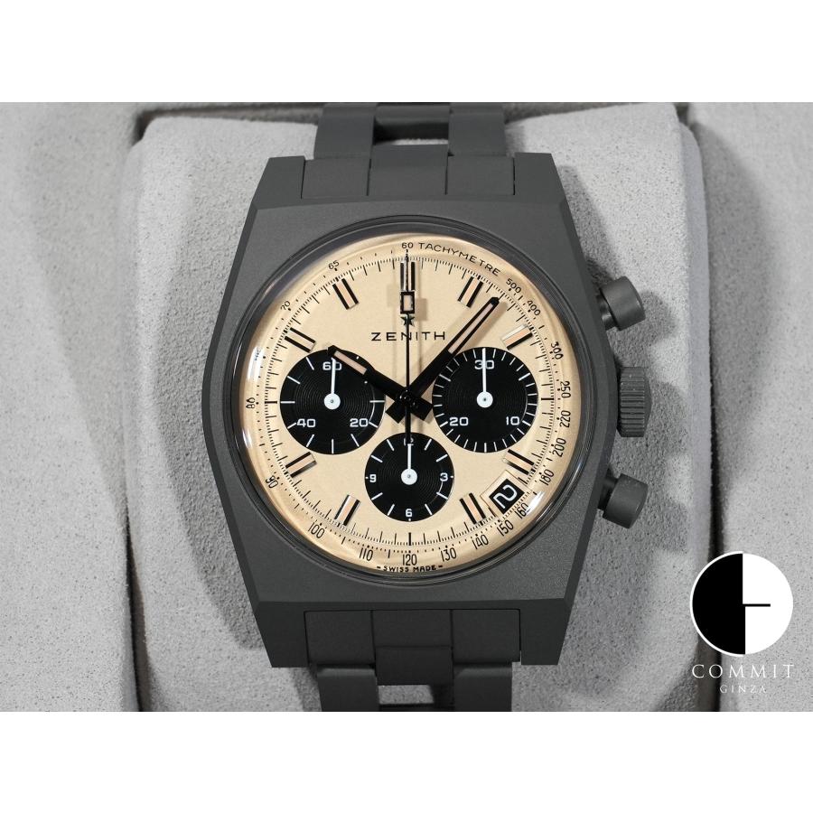 ゼニス クロノマスター リバイバル 次元大介エディション Ref.97.L384.400/04.M384 チタン ベージュ文字盤 | ZENITH（時計）