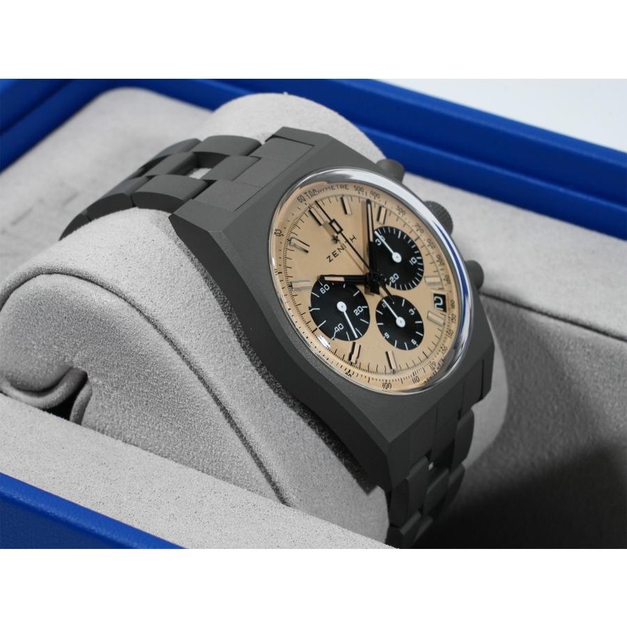 ゼニス クロノマスター リバイバル 次元大介エディション Ref.97.L384.400/04.M384 チタン ベージュ文字盤 | ZENITH（時計） | 04