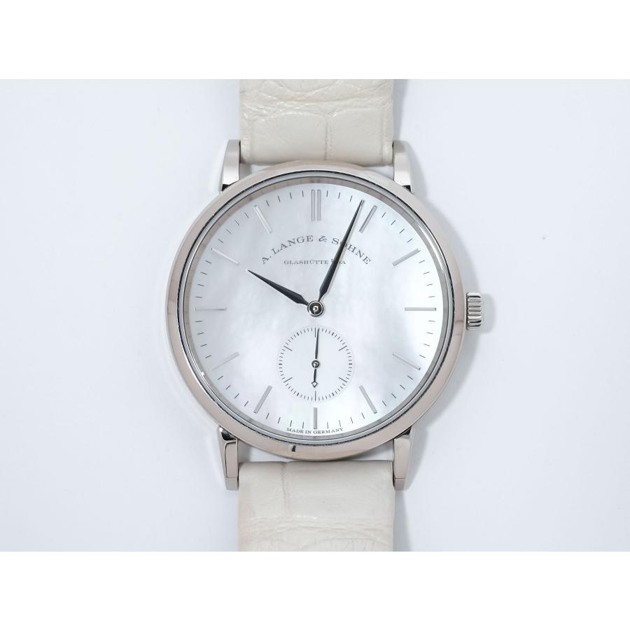 A.ランゲ＆ゾーネ サクソニア Ref.219.047 18KWG ホワイトシェル文字盤 | A. LANGE & SOHNE | 01