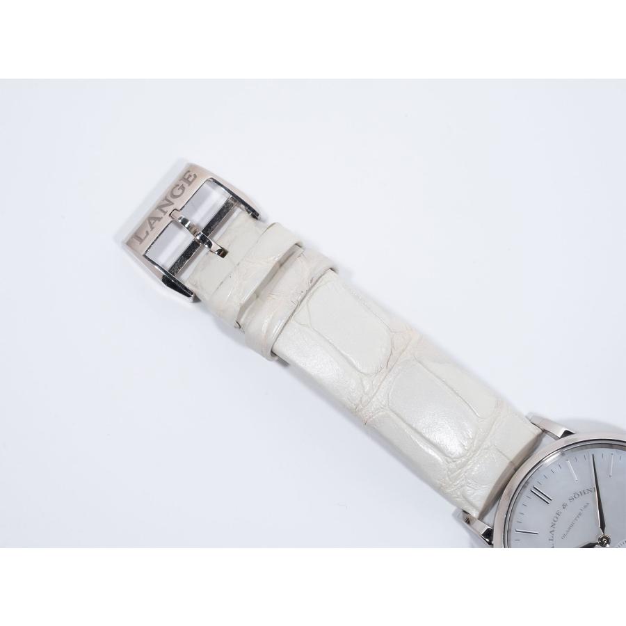 A.ランゲ＆ゾーネ サクソニア Ref.219.047 18KWG ホワイトシェル文字盤 | A. LANGE & SOHNE | 08