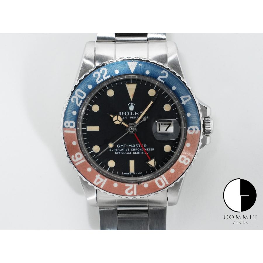 ロレックス GMTマスター Ref.1675 ステンレススチール ブラック文字盤 オイスターブレスレット | GMTマスター