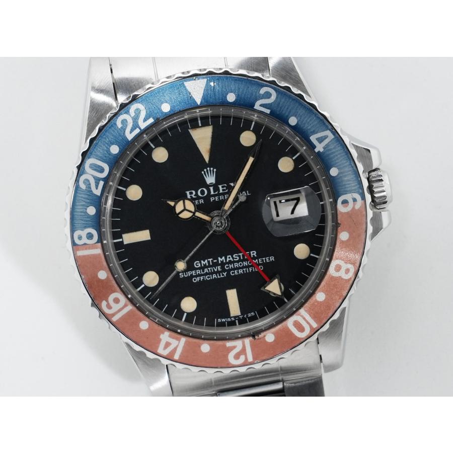 ロレックス GMTマスター Ref.1675 ステンレススチール ブラック文字盤 オイスターブレスレット | GMTマスター | 02