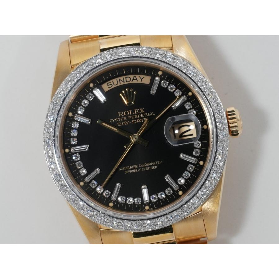 ロレックス デイデイト36 Ref.18048 イエローゴールド ブラック文字盤 | デイデイト | 02