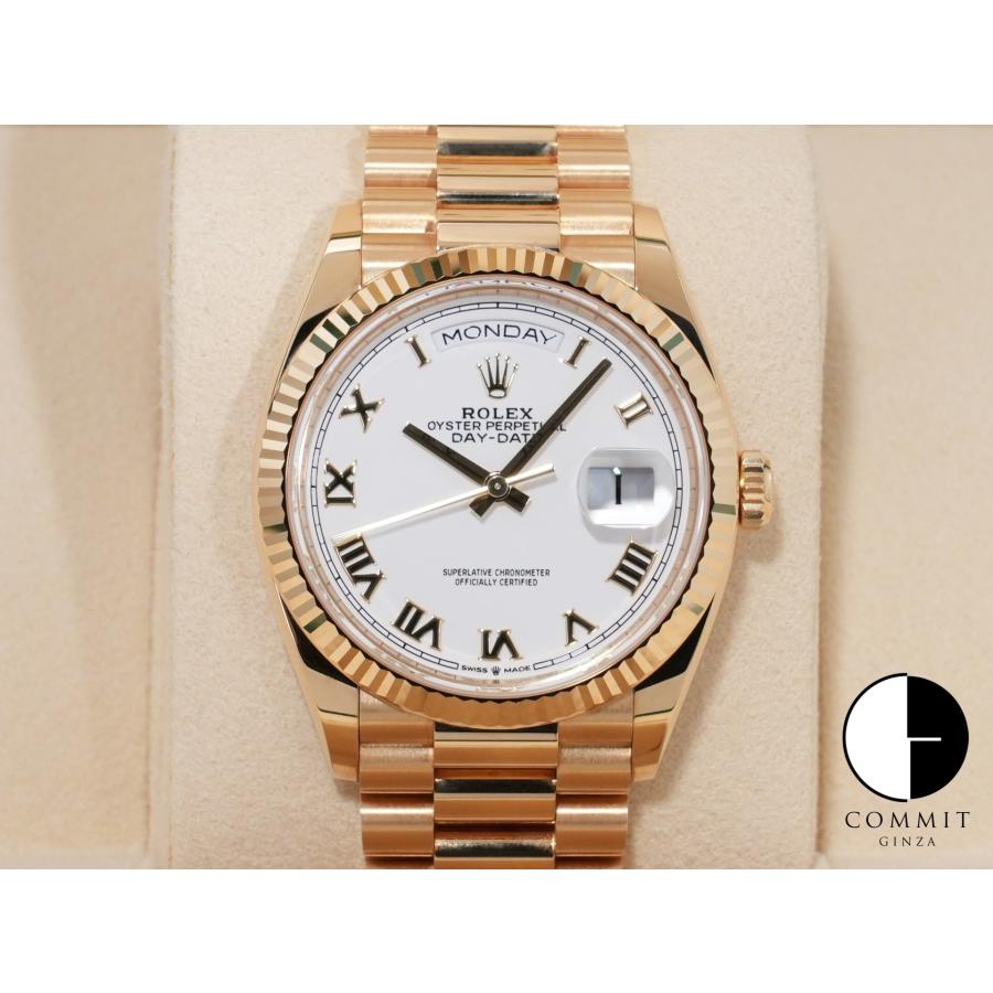 ロレックス デイデイト36 Ref.128238 18KYG ホワイトローマン文字盤 | デイデイト