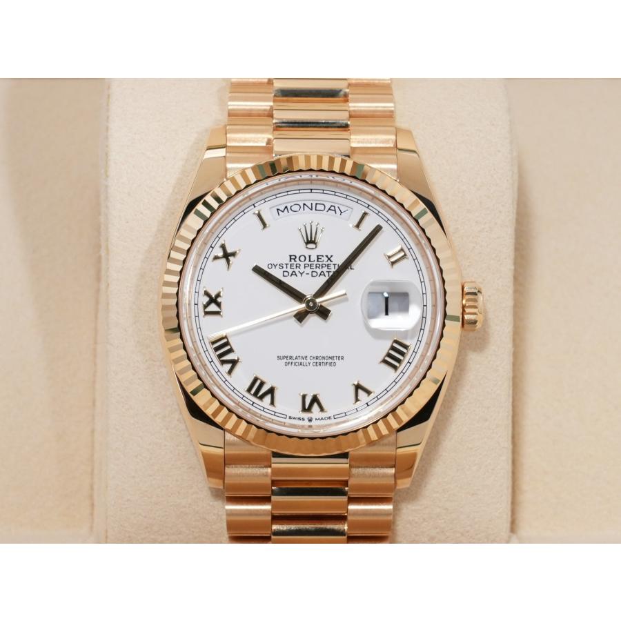 ロレックス デイデイト36 Ref.128238 18KYG ホワイトローマン文字盤 | デイデイト | 01
