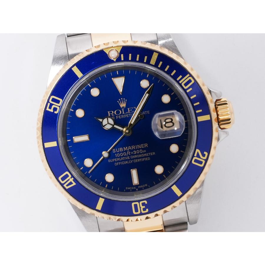 ロレックス サブマリーナー デイト Ref.16613 ステンレススチール/イエローゴールド ブルー文字盤 | サブマリーナー | 02