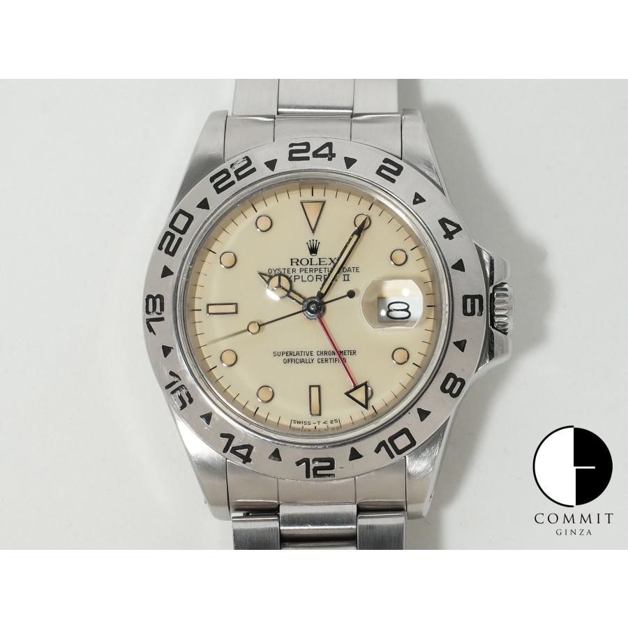 ロレックス エクスプローラーII Ref.16550 SS アイボリー文字盤 | エクスプローラーII