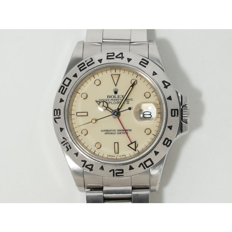 ロレックス エクスプローラーII Ref.16550 SS アイボリー文字盤 | エクスプローラーII | 01