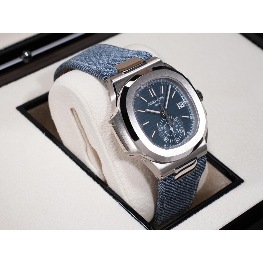 パテックフィリップ ノーチラス クロノグラフ Ref.5980/60G-001 ホワイトゴールド ブルーグレー オパーリン文字盤 | ノーチラス | 04