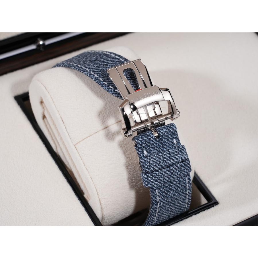 パテックフィリップ ノーチラス クロノグラフ Ref.5980/60G-001 ホワイトゴールド ブルーグレー オパーリン文字盤 | ノーチラス | 05