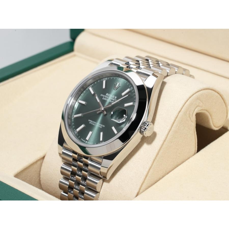 ロレックス デイトジャスト41 Ref.126300 SS ミントグリーン文字盤 | デイトジャスト | 03
