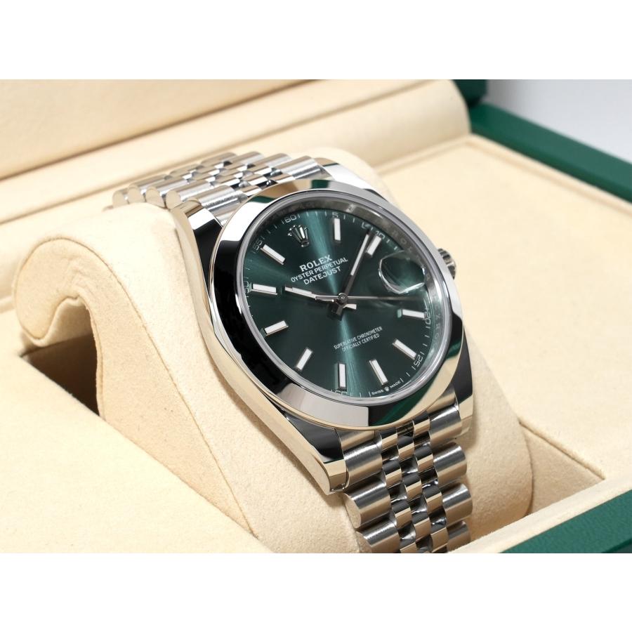 ロレックス デイトジャスト41 Ref.126300 SS ミントグリーン文字盤 | デイトジャスト | 04