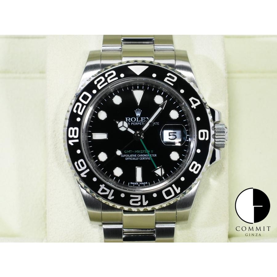 ロレックス GMTマスターII Ref.116710LN ステンレススチール ブラック文字盤 オイスターブレスレット | GMTマスター