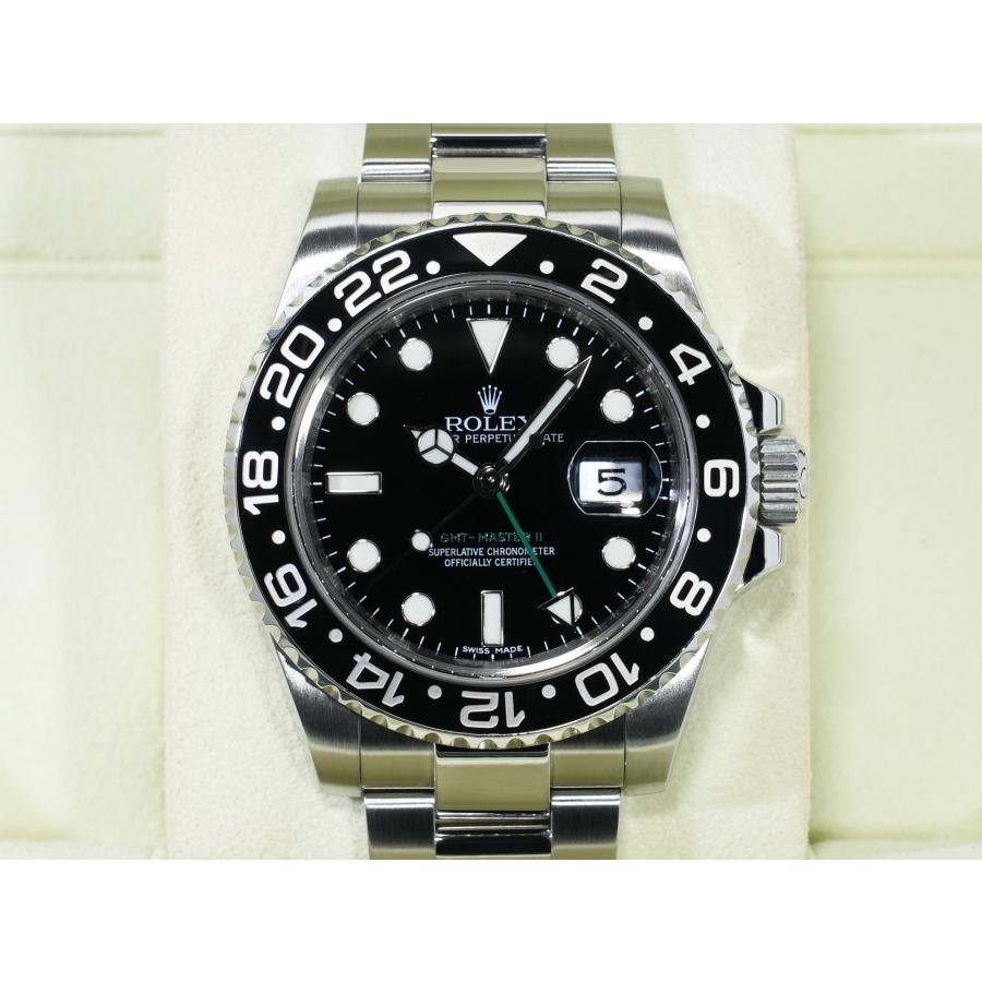 ロレックス GMTマスターII Ref.116710LN ステンレススチール ブラック文字盤 オイスターブレスレット | GMTマスター | 01